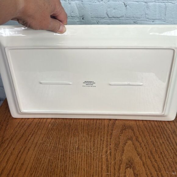 Pottery Barn Holiday Stewart Plaid Ceramic Dish or tray EUC - Picture 5 of 6